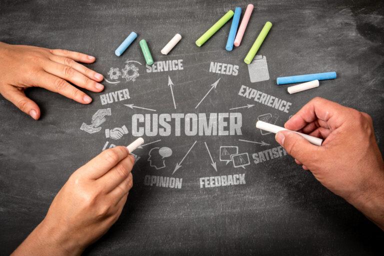 Sales conversation guiding customers towards clearer decisions and confident choices